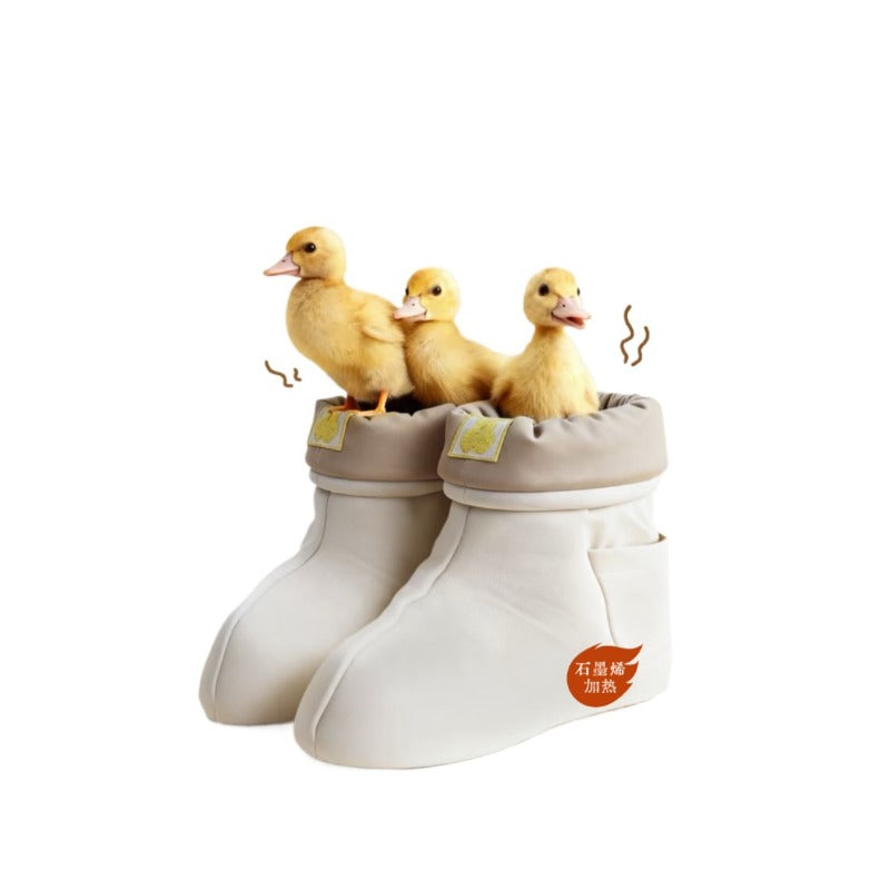 CozyWarm Booties – USB Heated Foot Warmer Shoes for Indoor Use