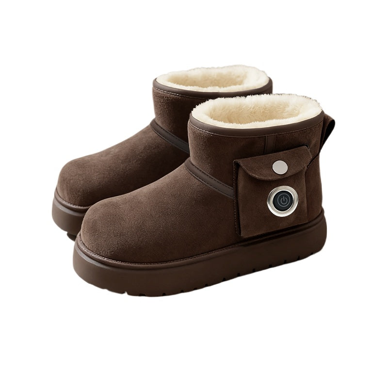 CozyWarm Heated Winter Boots – Rechargeable Warm Shoes for Men and Women