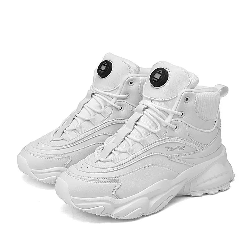 WarmStep High-Top Series – Rechargeable Heated Casual Sneakers for Men and Women