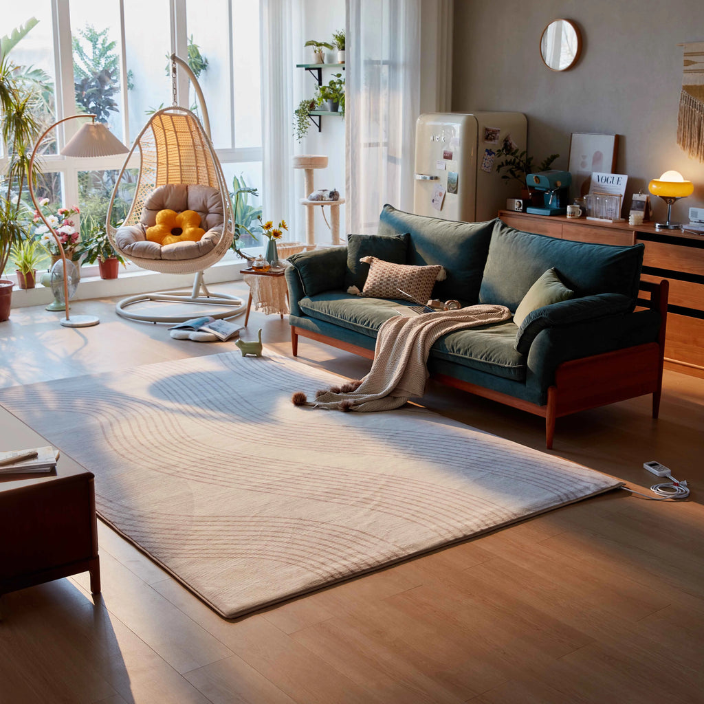 CozyHome Series – Washable Electric Heated Floor Mat for Living Room