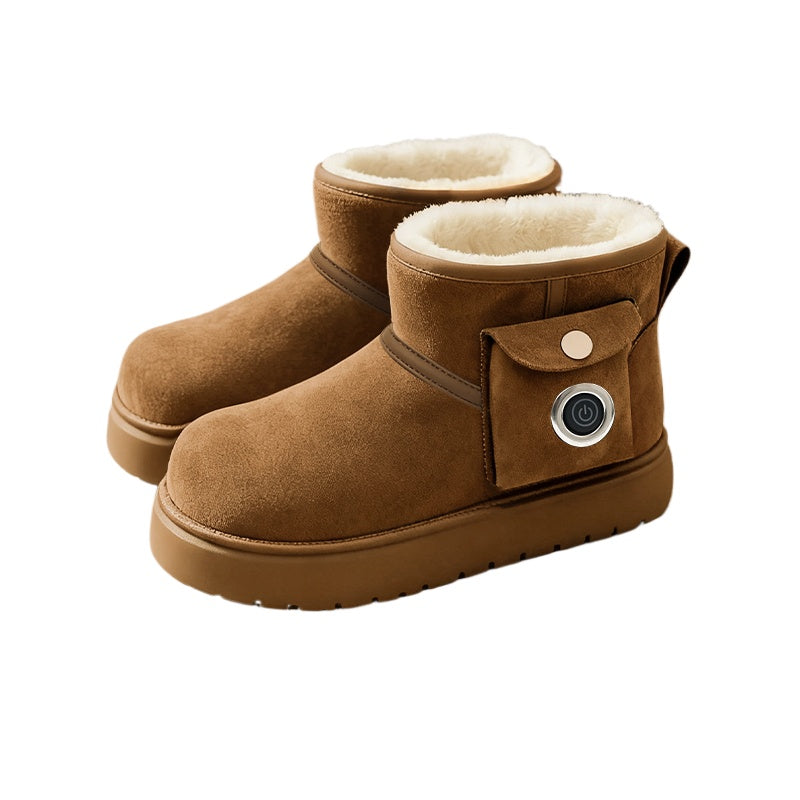 CozyWarm Heated Winter Boots – Rechargeable Warm Shoes for Men and Women