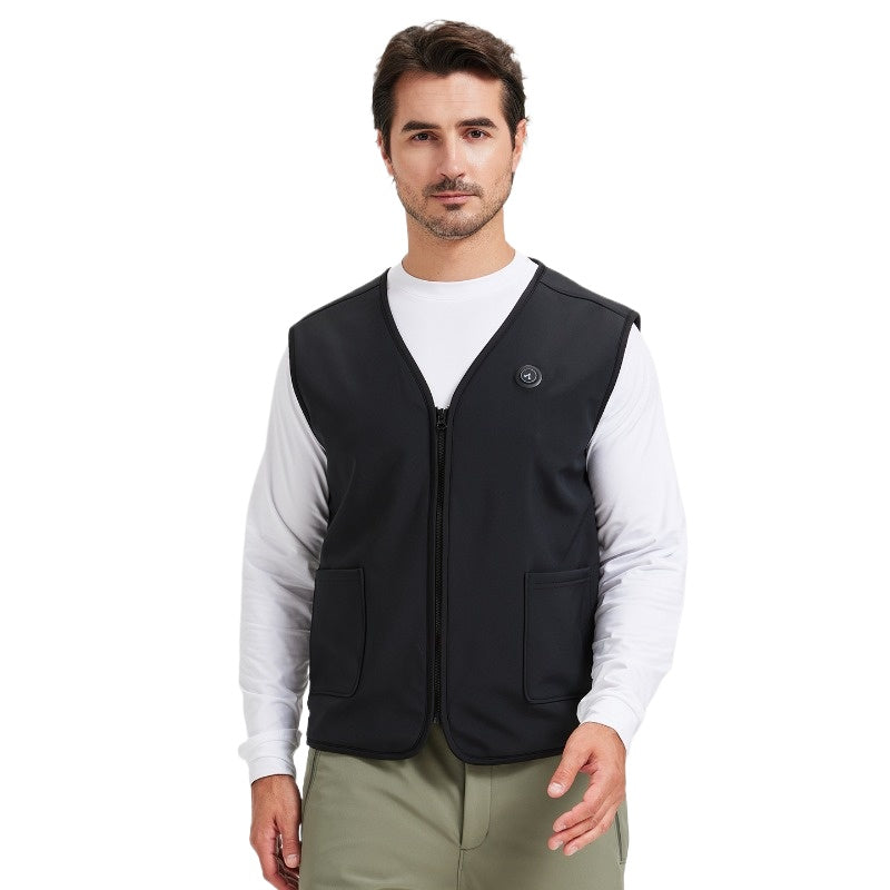 WarmVest Series – Rechargeable Heated Outdoor Vest for Men