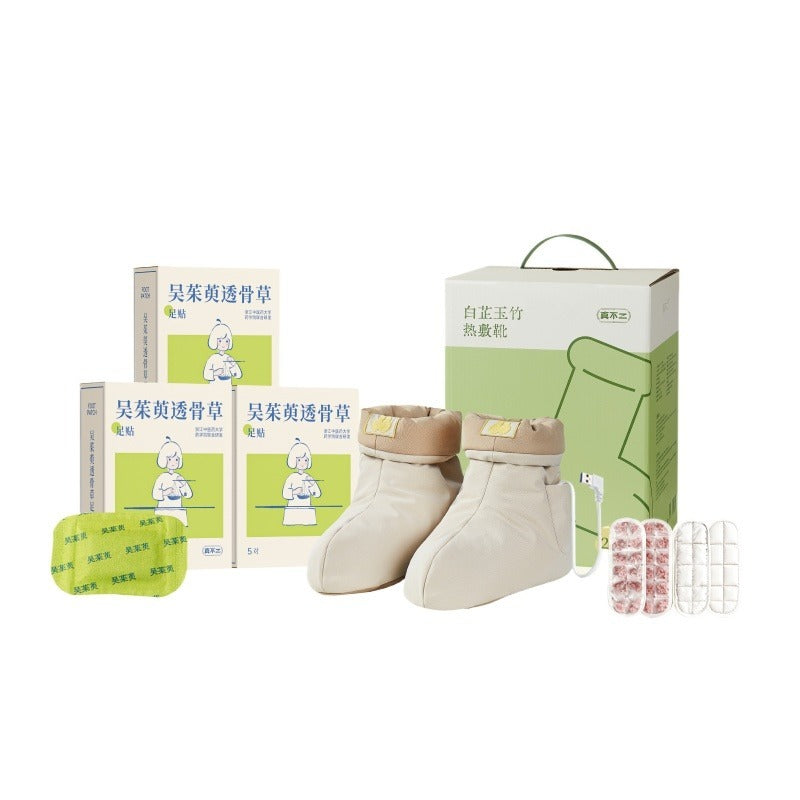 CozyWarm Booties – USB Heated Foot Warmer Shoes for Indoor Use