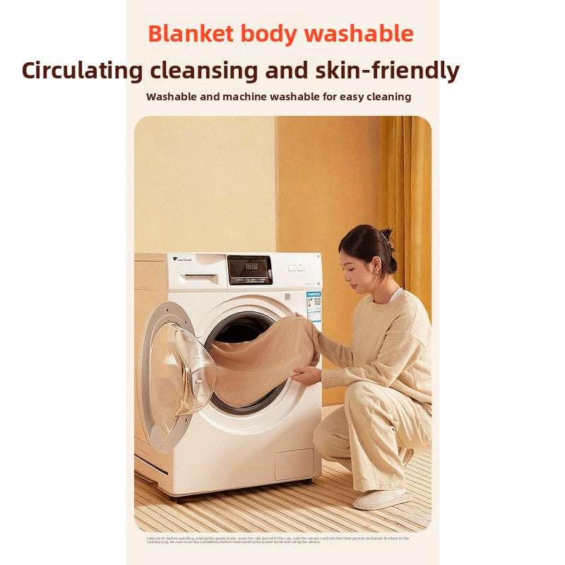 WarmEase Heated Shoulder Blanket – Soft Cozy Warming Throw for Office & Home Use