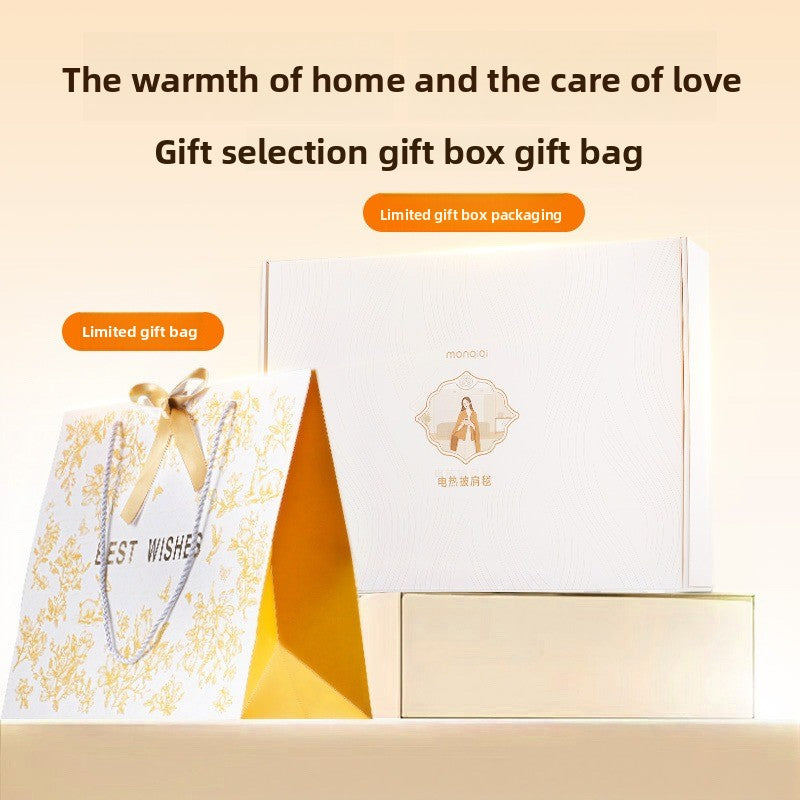 WarmEase Heated Shoulder Blanket – Soft Cozy Warming Throw for Office & Home Use