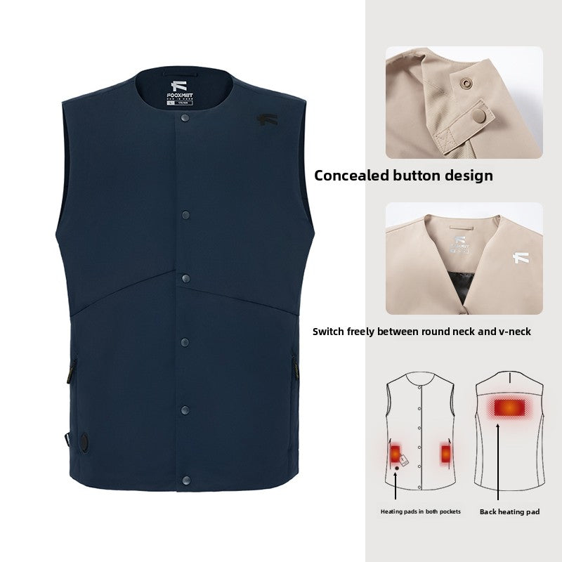 WarmVest Series – Rechargeable Heated Vest with Adjustable Heat Panels for Men and Women