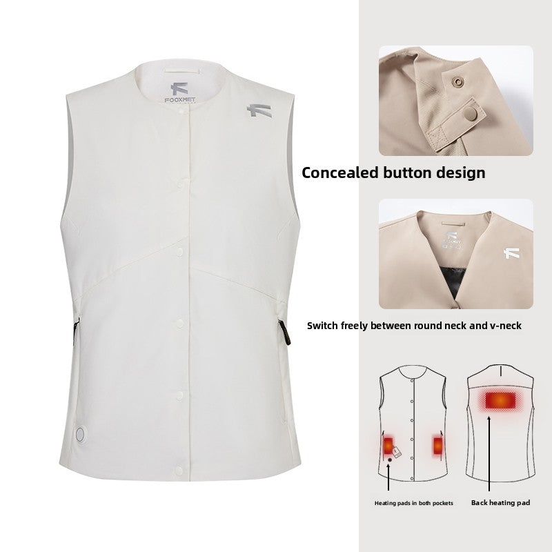 WarmVest Series – Rechargeable Heated Vest with Adjustable Heat Panels for Men and Women