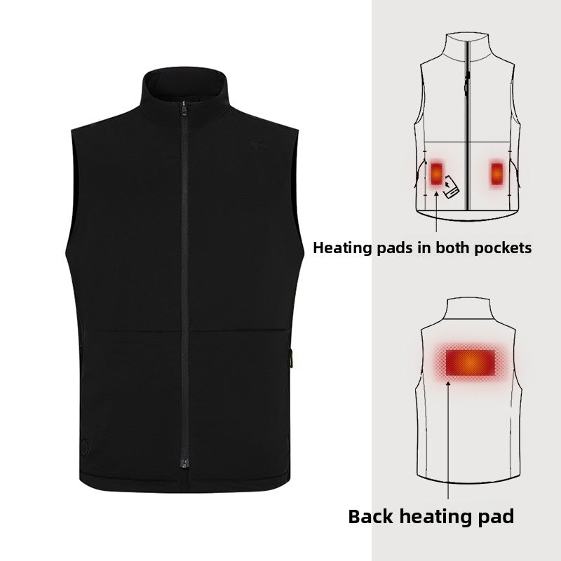 WarmVest Series – Rechargeable Heated Vest with Adjustable Heat Panels for Men and Women