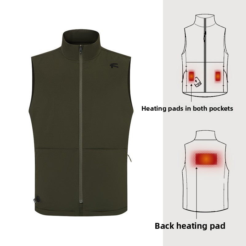 WarmVest Series – Rechargeable Heated Vest with Adjustable Heat Panels for Men and Women