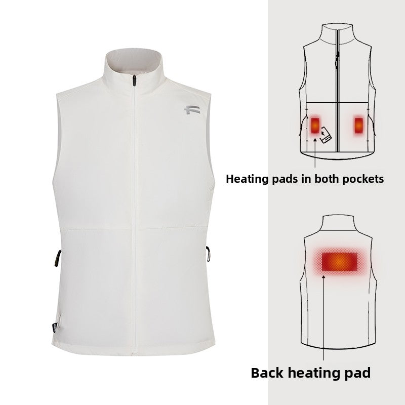 WarmVest Series – Rechargeable Heated Vest with Adjustable Heat Panels for Men and Women