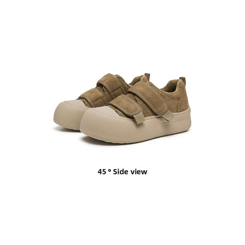 CozyStep Slip-On Platform Shoes – Thick-Soled Warm Sneakers for Women