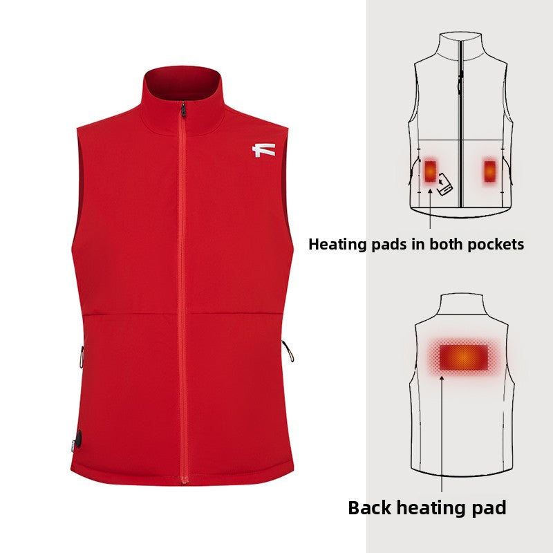 WarmVest Series – Rechargeable Heated Vest with Adjustable Heat Panels for Men and Women