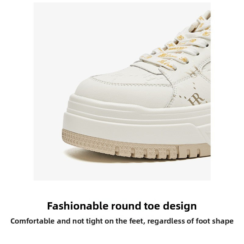 UrbanEmbroider Casual Sneakers – Chunky Thick-Soled Women’s Shoes