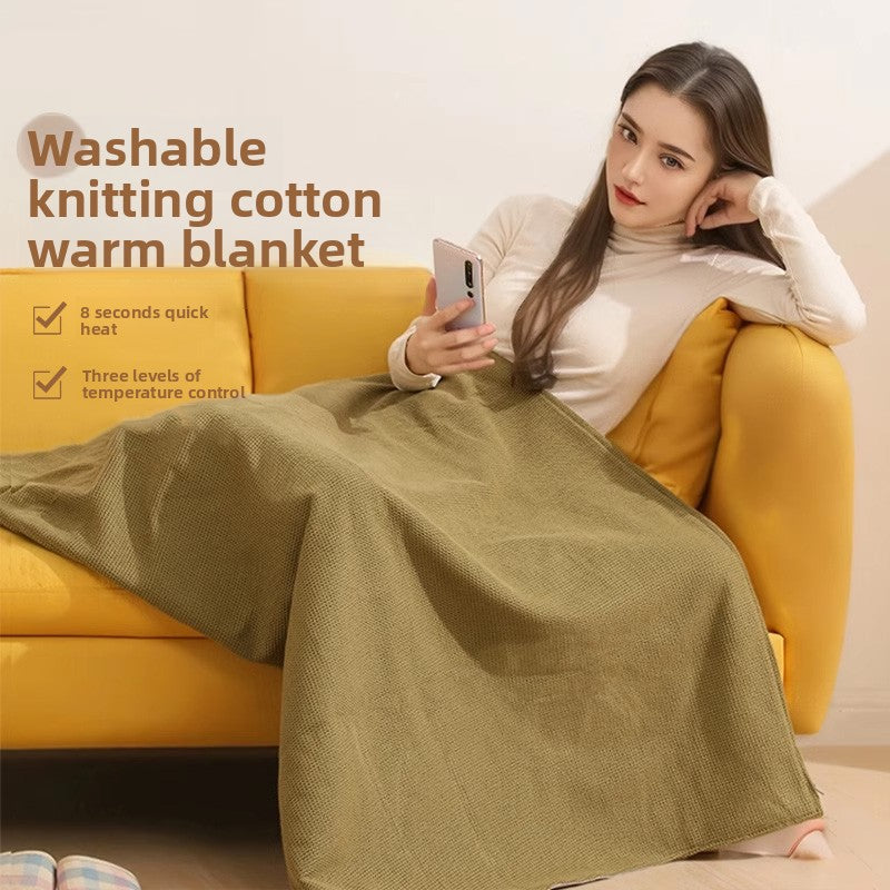 CozyWarm Heated Blanket – USB Rechargeable Throw for Office and Home