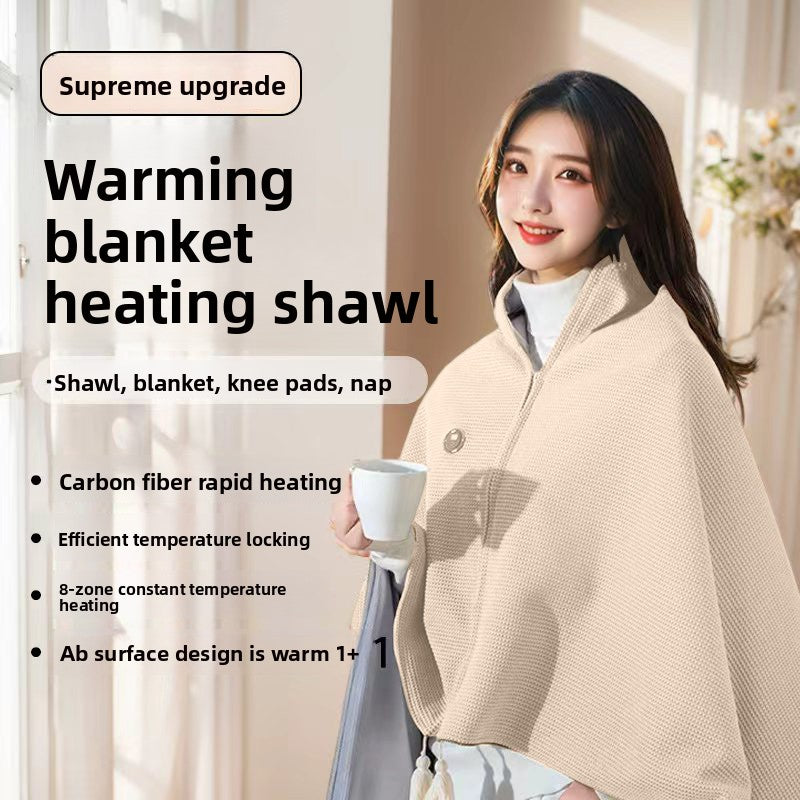 CozyWarm Heated Blanket – USB Rechargeable Throw for Office and Home