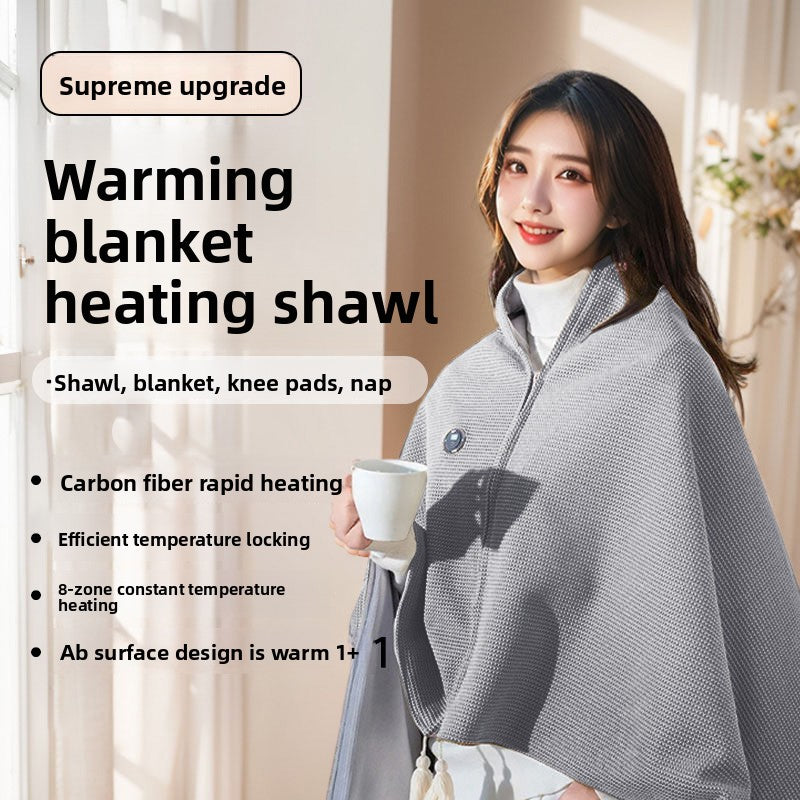 CozyWarm Heated Blanket – USB Rechargeable Throw for Office and Home