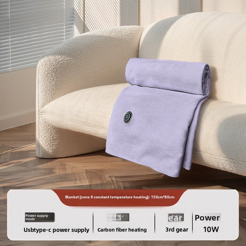 CozyWarm Heated Blanket – USB Rechargeable Throw for Office and Home