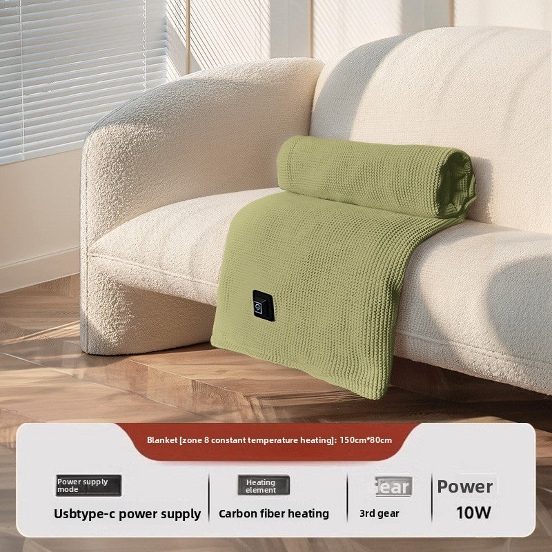 CozyWarm Heated Blanket – USB Rechargeable Throw for Office and Home