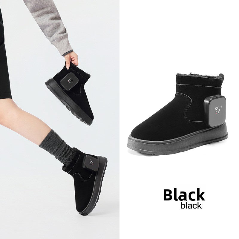 WarmCore Winter Heated Boots – Thick-Sole Non-Slip Insulated Snow Boots for Women & Men