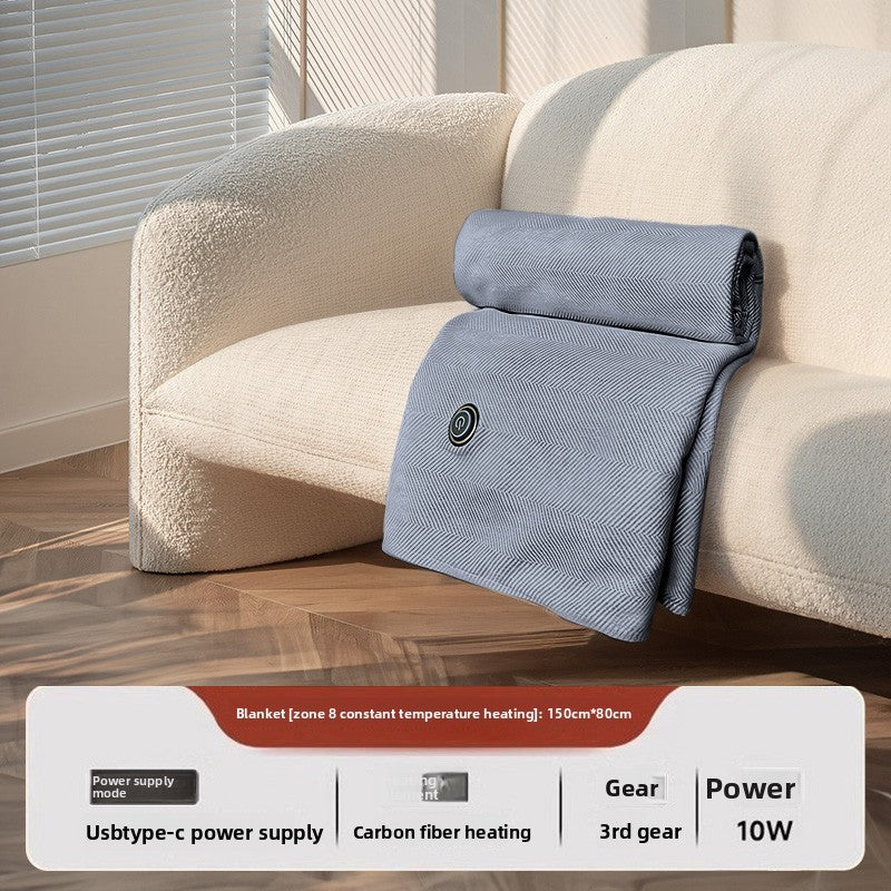 CozyWarm Heated Blanket – USB Rechargeable Throw for Office and Home