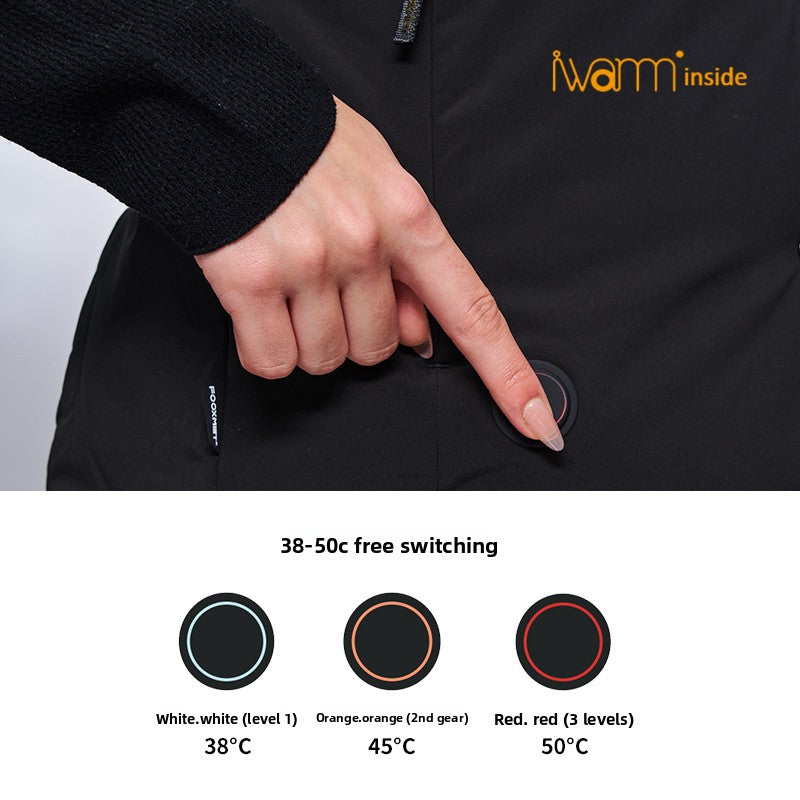 WarmVest Series – Rechargeable Heated Vest with Adjustable Heat Panels for Men and Women